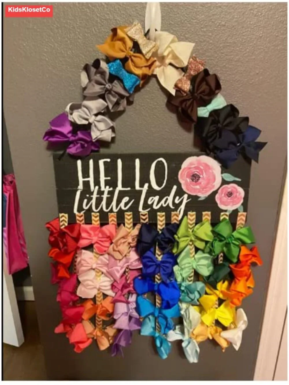 40 Grosgrain Ribbon Hair Bows for Girls with Alligator Clips